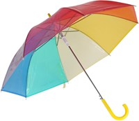 Rainbow kids umbrella colorful semi-automatic 98cm umbrella-2