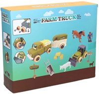 Boerderij Farm playset tractor educational cardboard toy for kids-3