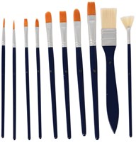 Brush set oil paint storage bag 10 pieces painting creative kids-3