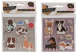 3D sticker sheet pets craft fun paper multi colored