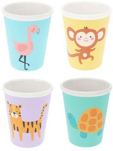 Kinderbeker Dier Melamine, 250ml