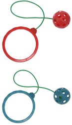 Ankle skip ball toy with light 70cm multi color