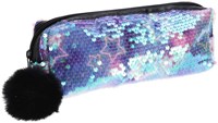 Etui met Pailletten en Pompom
