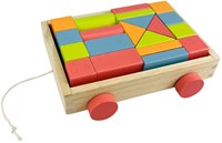 Houten Blokkenkar, 20dlg.-2