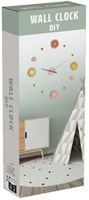 Koopman kids clock 3D stickers wall clock multicolor decoration