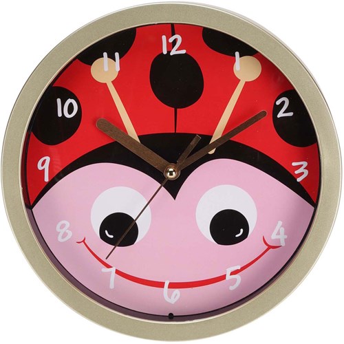 Kinder Wandklok Kikker, 20cm-2
