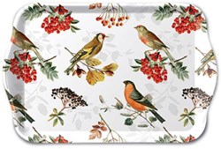 Ambiente tray autumn birds 13x21cm decorative serving tray