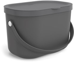 Rotho waste bin compost container biological waste bin 3.2 L anthracite kitchen