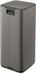Brabantia pedal bin Bo 30 litre platinum waste bin sustainable