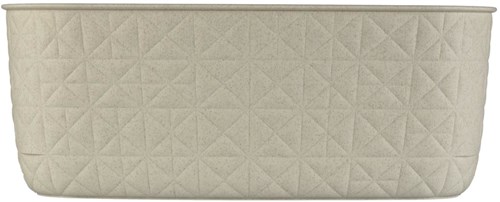 Curver storage basket Softex M 12.5L chalk white - sustainable plastic-2