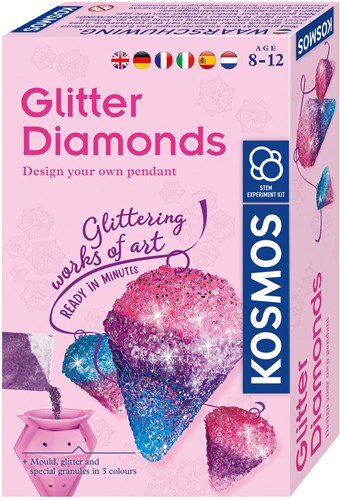 Kosmos Glitter Diamonds Craft Set - Creative Jewelry Toy for Kids