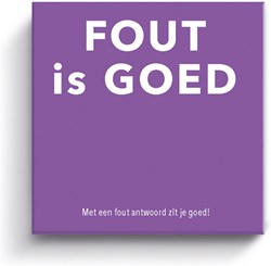 Fout is Goed card game party game adults general knowledge