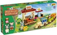 Unico building blocks Maximilian Families Village train station 68-piece toy