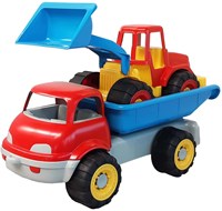 Androni Giocattoli dump truck toy with shovel - construction vehicle set-2