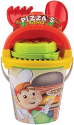 Androni Giocattoli sand toys Bucket Set Make Sand Pizzas beach kids