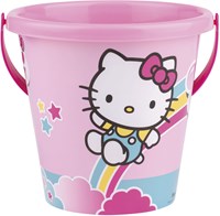 Androni Giocattoli beach bucket Hello Kitty pink plastic toy-2