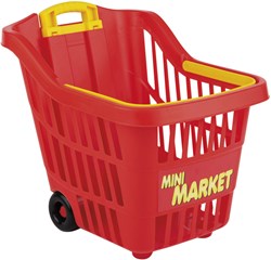 Androni Giocattoli shopping trolley toy mini market red-yellow