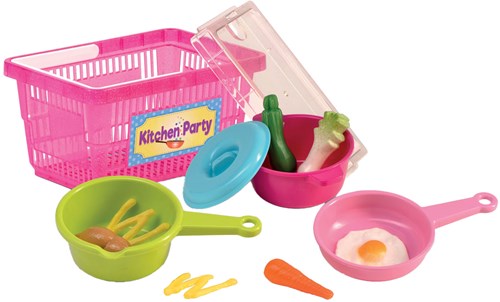 Androni Giocattoli play food shopping basket toy set plastic-2