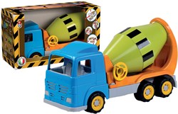 Androni Giocattoli cement mixer truck toy with soft wheels