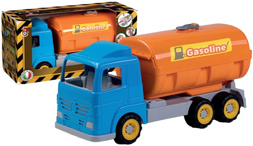 Androni Giocattoli tank truck toy with soft wheels construction site