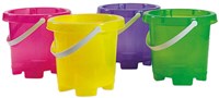 Androni Giocattoli toy bucket round glitter multicolor beach