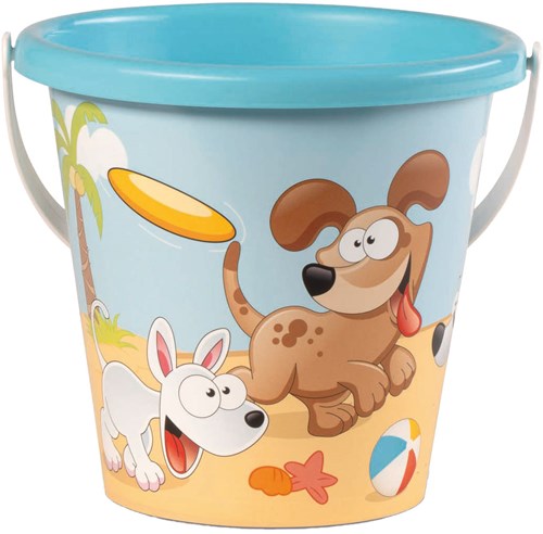Androni Giocattoli beach bucket dogs - colorful toy for children