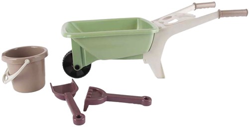 Dantoy wheelbarrow garden set - Green Garden toy set - 4-piece-3