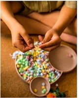 Dantoy beads XL pastel recycled - 1580 pieces - eco-friendly toy-2