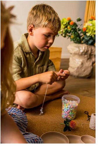 Dantoy beads XL pastel recycled - 1580 pieces - eco-friendly toy-3