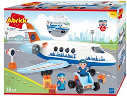 Ecoiffier airplane construction toy with accessories and figures