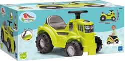Ecoiffier ride-on tractor green - toy tractor with storage space