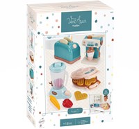 Ecoiffier kitchen set toy 4in1 complete 15-piece - pretend play cooking