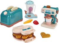 Ecoiffier kitchen set toy 4in1 complete 15-piece - pretend play cooking-2