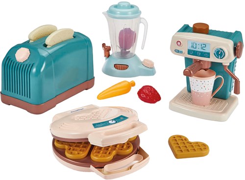 Ecoiffier kitchen set toy 4in1 complete 15-piece - pretend play cooking-2