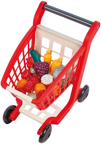 Ecoiffier toy supermarket counter and shopping cart - 20-piece role play-3