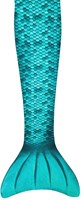 Kuaki mermaid tail toy set turquoise S - swimming accessory