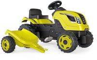 Smoby pedal tractor Farmer XL with trailer - Green - Toy tractor-2