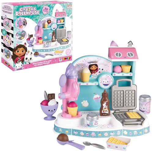 Smoby Gabby's Poppenhuis Ijs Fabriek, 20dlg.-3