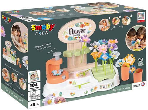 Smoby Crea Bloemenwinkel, 104dlg.