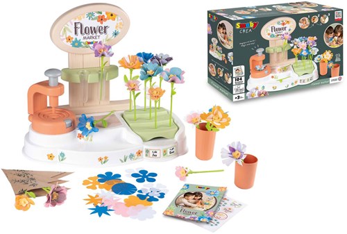 Smoby Crea Bloemenwinkel, 104dlg.-3