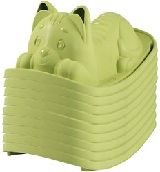 Smoby rocking cat green - ergonomic rocker for toddlers