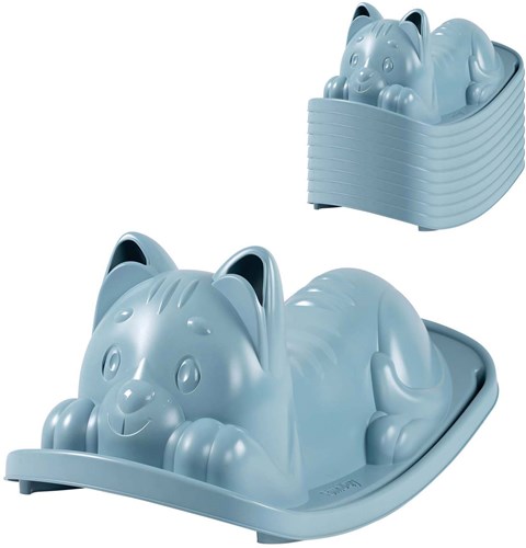 Smoby Life Schommel Kat Blauw-3