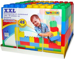 Building Blocks XXL construction set 45-piece plastic colorful toy