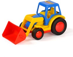 Basics tractor toy with shovel multicolor for children