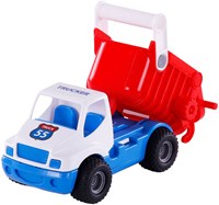 Grip dump truck toy car with rubber tires 26cm multi color-2