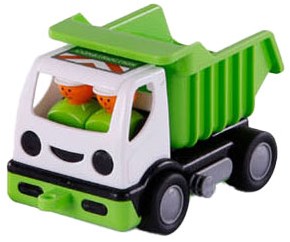 Cavallino Toys dump truck toy green 19cm for children
