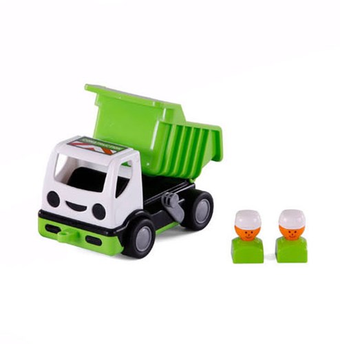 Cavallino Toys dump truck toy green 19cm for children-2