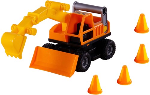 Cavallino Grip Graafmachine met Rubberbanden, 29cm