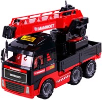 Cavallino crane truck toy Mammoet scale 1:16 red construction vehicle
