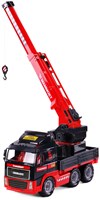 Cavallino crane truck toy Mammoet scale 1:16 red construction vehicle-3